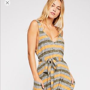 Free People- NWT Back in the Game Romper